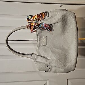 Kate Spade NY Berkshire Stevie Pebbled Leather Bag in Gray WKRU1247